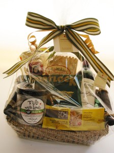 Our Seattle Basket features tasty local snacks and drinks