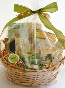 Our Get Well Basket features comforting edibles and relaxing non-edible goods