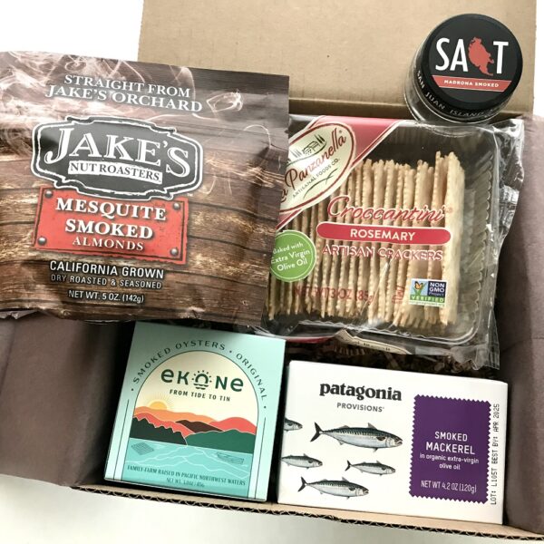 West Coast Smoked Box - small - $100-contents - pescatarian version