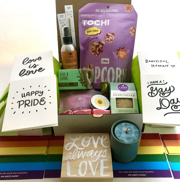 Pride Box-large -$100: sweet snacks & uplifting produts to celebrate pride month